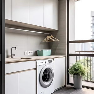 Hot-Selling <span class=keywords><strong>Armoire</strong></span> <span class=keywords><strong>à</strong></span> <span class=keywords><strong>linge</strong></span> peu encombrante avec évier en acier inoxydable et tiroirs de rangement pour la maison/buanderie - Product Image 1