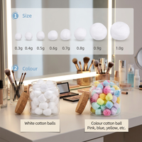 Boules de coton médicales absorbantes 100% pur coton blanchi, jetables, stériles, certifiées CE Classe I, pour le soin des plaies et le nettoyage de la peau