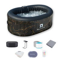 Bain à remous gonflable en PVC durable pour spa extérieur, idéal pour jardin et usage domestique