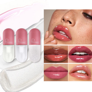 Brillo Labial en Mini Cápsula Pudaier - <span class=keywords><strong>Maximizador</strong></span> <span class=keywords><strong>de</strong></span> <span class=keywords><strong>Labios</strong></span> con Cambio <span class=keywords><strong>de</strong></span> Color por Temperatura, Hidratante con Vitamina E - Product Image 1