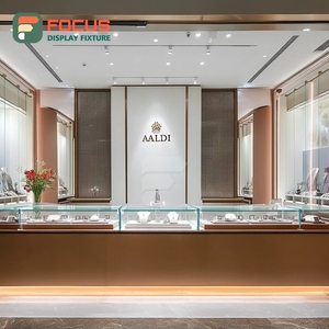 High Visibility Shopping Center Jewelry Showcase Polished Surface Jewelry Shop Display Counter - Product Image 2