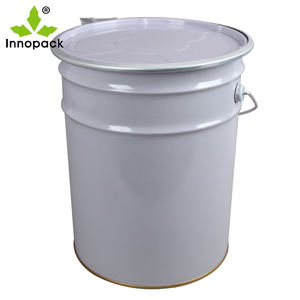 Seau métallique de 18 L avec couvercle, capacité 18 kg, en fer blanc de qualité alimentaire, impression personnalisée, vente directe usine - Product Image 4