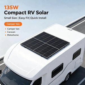 <span class=keywords><strong>Panneau</strong></span> <span class=keywords><strong>solaire</strong></span> carré noir 135W de qualité supérieure, type N TOPCon, 18V, pour <span class=keywords><strong>camping</strong></span>-<span class=keywords><strong>car</strong></span>, hors réseau, balcon, <span class=keywords><strong>camping</strong></span>, système <span class=keywords><strong>solaire</strong></span> hybride, fabrication OEM en gros. - Product Image 2
