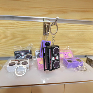 Fashion Hot Selling Retro Cassette Tape Couple Gift <strong>Keychain</strong> Mini <strong>Voice</strong> <strong>Recorder</strong> <strong>Keychain</strong> Pendant <strong>Keychain</strong> Wholesale - Product Image 5