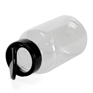 Emballage pharmaceutique transparent personnalisé en plastique HDPE pour capsules de produits de santé, médicaments et pilules avec bouchon à vis - Product Image 5