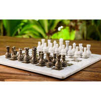 Échecs de haute qualité, nouveau design individuel, jeu de société haut de gamme, tuiles en marbre Wizard's Steeplechase pour enfants, options personnalisables