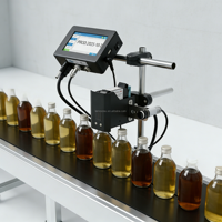Mini imprimante jet d'encre TIJ électrique pour marquage de date de péremption sur emballages plastiques, machine d'impression de codes-barres et QR codes pour bouteilles d'eau