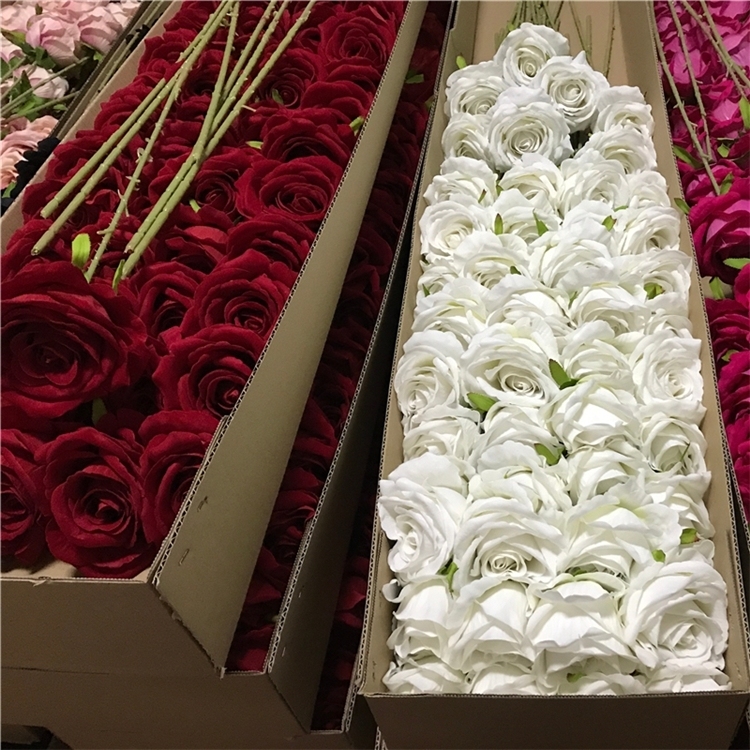 LUYI-Kunstblumen Großhandel Künstliche Blumen Natürliche Rote Rosen Künstliche Blumen Großhandel für Hochzeit und Raumdekoration| Alibaba.com