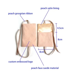 Bolsa de Joyería Personalizada con Logotipo en Relieve, Color <span class=keywords><strong>Rosa</strong></span> Pálido Melocotón - Product Image 2