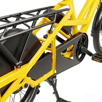 Vélo cargo électrique de qualité industrielle en promotion, roulements à cartouche scellés de 20 pouces, vitesse maximale de 20 MPH, vélo cargo électrique 48V
