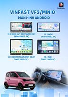 Autoradio DVD 12,3 pouces 2,5K pour Vietnam Tram VF2/MINIO avec navigation GPS Qualcomm 8 cœurs et boutons de commande