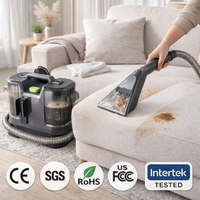 Aspirateur portable haute performance CE CB pour nettoyage humide et sec des tapis, des canapés et des moquettes