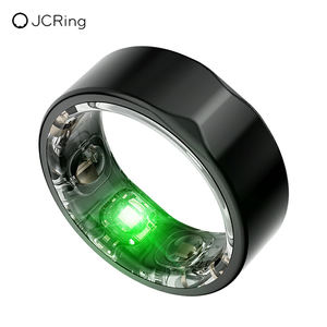 JCRing 2301B Noir Vintage Température Smartring Sang Évaluation des risques pour la santé Anneau <span class=keywords><strong>de</strong></span> sommeil intelligent en acier inoxydable pour hommes et femmes - Product Image 1