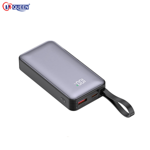 แบตเตอรี่สำรองพกพา PD35W ความจุ 10000 มิลลิแอมป์ พร้อมสายชาร์จในตัวสำหรับโทรศัพท์มือถือ - Product Image 1