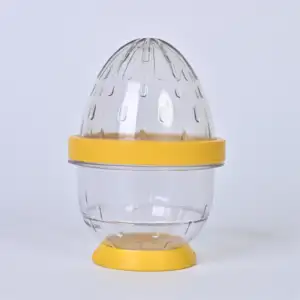 Small Kitchen Gadget Rotating Eggshell Separator and Stripper Easy Slide Accessories to Peel Eggs out of Shell
