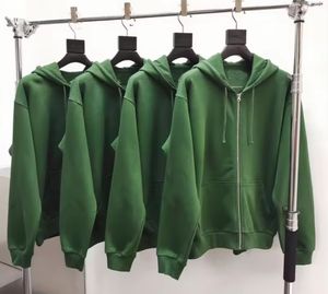 סיטונאי 100% מותאם אישית כותנה צרפתית אבקת פו הדפס רוכסן סווטשרט עם גברים ונשים - Product Image 2