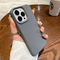 Nouveau pour iPhone 16, Coque de Téléphone en Silicone Liquide Microfibre avec Logo Personnalisé pour Samsung et iPhone 16 15 14 13 12 11 Pro Max Plus
