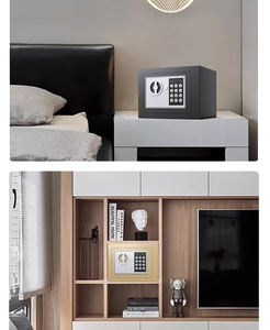 प्रीमियम छोटे इलेक्ट्रॉनिक फायरप्रूफ स्टील सुरक्षित बॉक्स, दोहरी कुंजी और डिजिटल लॉक के साथ, होटल जमा और घर/कार्यालय सुरक्षा के लिए आदर्श - Product Image 6