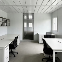 Conteneur d'expédition plat de 20/40 pieds, maison modulaire respirante, style moderne, certifié CE ISO, abri temporaire portable pour