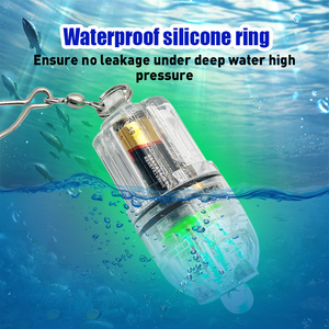 Lampe LED BST avec clip, lumière sous-marine pour attirer les poissons, appât pour calmars, lumière <span class=keywords><strong>de</strong></span> pêche super lumineuse - Product Image 4