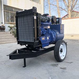 Mobile Diesel <b>Generator</b> 50kW 400V 50Hz 1500Rpm With Trailer For Outdoor Power Supply - Product Image 2