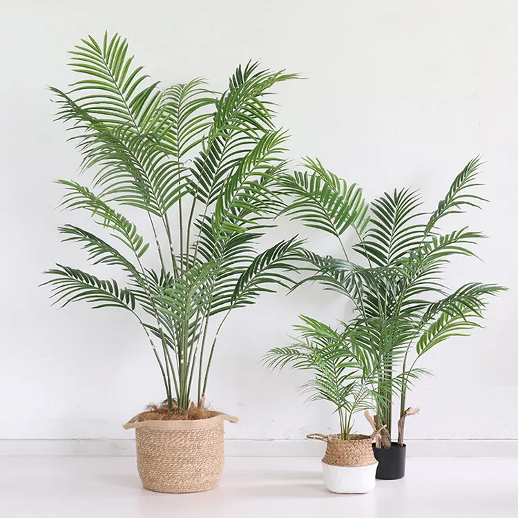 V148-1 Wholesale outdoor decor greenry artificial traveler plastic palm tree for sale