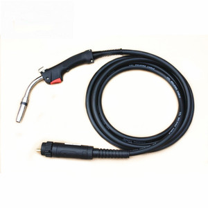 MB-24KD Welding Torch 4M CO2 Gas Shielded Cable Air Cooled Single Switch European Interface - Product Image 1