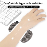 Tapis de souris antidérapant en gel de silicone transparent Sanxing avec repose-poignet, tapis de bureau résistant à l'eau pour le jeu et le bureau