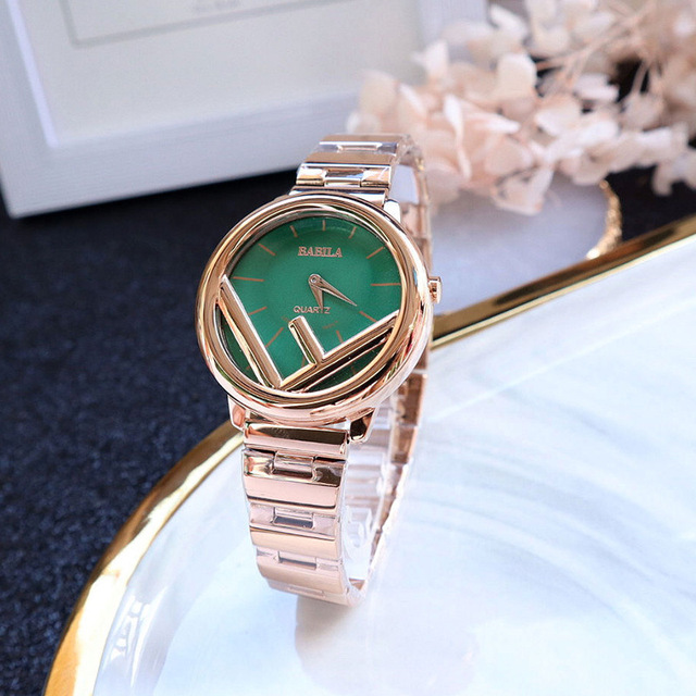 2026 Fashion Special Design Dial Inverted Triangle Decoration Ladies Quartz Watch with Stainless Steel Strap for Business
