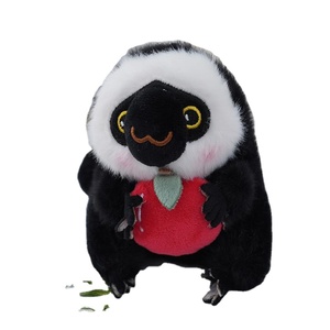 Mono Juguete Muñeca Animal Plushie Llaveros Colgante Coche Llavero Realista Felpa s Llavero Cara Blanca Monje - Product Image 1