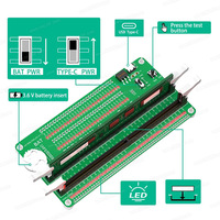 Carte de test de mémoire DDR4 DIMM avec indicateurs LED à longue durée de vie pour le diagnostic des pannes des emplacements de carte mère de bureau