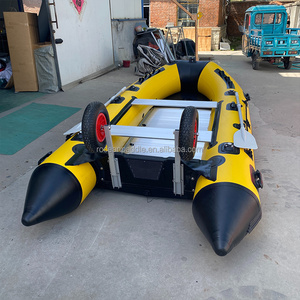 เรือยางพีวีซีแบบหนาพิเศษ ก้นแข็ง <span class=keywords><strong>ส</strong></span>ำหรับตกปลา เรือเป่าลมแบบมีเบาะ เรือคายัค เรือยางแบบเร็ว พร้อมหลังคา - Product Image 2