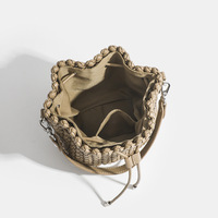 Sac à bandoulière personnalisé en néoprène tressé, sac à main de créateur de haute qualité, sac fourre-tout tressé fait main pour la plage