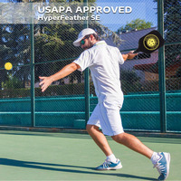 Balles de pickleball 40 trous 74 mm approuvées USAPA, portables, de haute qualité, durables, 6 balles dans une boîte colorée