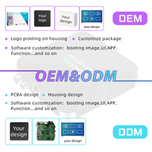 Nhà máy cung cấp tần số 950 ~ 2150MHz lai Amlogic s905x3 <span class=keywords><strong>Android</strong></span> 9.1 OTT DVB T2 thông minh TV hộp - Product Image 4