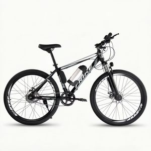 Vélo de montagne électrique pour adultes 36V/250W avec moteur arrière sans balais, 1 vitesse, freins à double disque, batterie au lithium, respectueux de l'environnement, suspension 26 pouces - Product Image 4