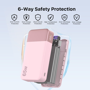 <span class=keywords><strong>Batería</strong></span> <span class=keywords><strong>Externa</strong></span> de 65 W y <span class=keywords><strong>20000</strong></span> mAh para Portátiles y Teléfonos Móviles, con Pantalla LED para iPhone 17, <span class=keywords><strong>Xiaomi</strong></span>, iPad - Product Image 3