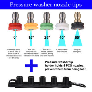 Pistola idropulitrice 4000 Psi con prolunga idropulitrice pistola a spruzzo 5 punte dell'ugello - Product Image 6