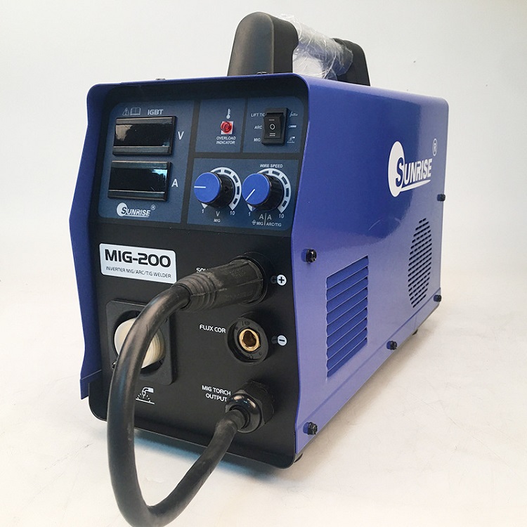 3 in 1 MIG MAG TIG invertör kaynakçı IGBT 200Amp Combo KAYNAK MAKINESİ nokta kaynakçı 200A