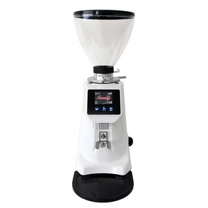 Molinillo de Café A80 de Acero Inoxidable con Pantalla Táctil a Todo Color para Uso Comercial en Cafeterías, Muestra la Temperatura - Product Image 1