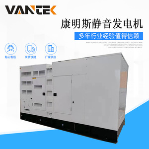 Jiangsu Wantai 350kW <b>Silent</b> Diesel <b>Generator</b> Set 230/400V 50Hz Soundproof Canopy - Product Image 5