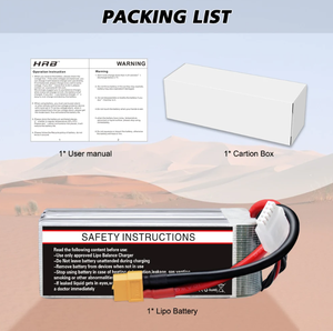 HRB 12 Packs Lipo <b>Battery</b> 4S 14.8V 3300mah 60C TDeans Plug XT60 Connector <b>RC</b> Drone <b>Car</b> Truck Boat Airplane Zhejiang China - Product Image 5