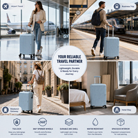 Maleta de Mano Rígida de ABS de 20 Pulgadas con Candado TSA 360 al por Mayor °   Maleta de Cabina con Ruedas Giratorias