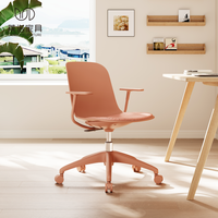 Chaise de salle à manger empilable moderne SK1293-1 en plastique, hauteur réglable, structure en fer, idéale pour salle de réunion, conférence, bureau