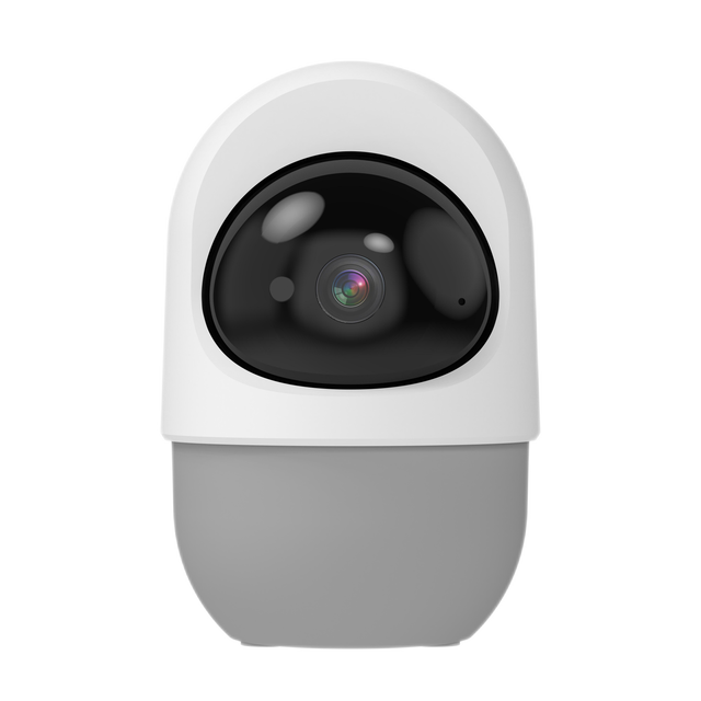 Four in One High Tech Tuya Indoor WIFI Camera with Temperature Humidity Detection and with IR Infrared Remote Control
