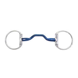 Brida de doble articulación Euro Cavall de acero inoxidable con anillo de 135 mm, modelo plateado ECI-HB26-002457 - Product Image 1