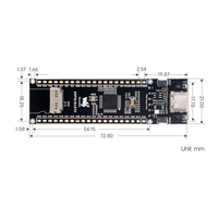 ESP32-S3 Development Board 10/100Mbps RJ45 Ethernet Port Wi-Fi untuk dukungan 240MHz Ethernet Development Board ESP32 kit