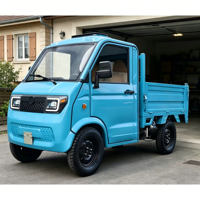 Nouveau véhicule utilitaire électrique à 4 roues pour la logistique, puissance 3500W, vitesse 45 km/h, homologation CEE COC, benne de 1,51 m, véhicule de livraison de fret léger interurbain