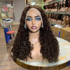 Perruque vietnamienne Fumi Hair Super Double Drawn de qualité supérieure, 13x4, avec dentelle frontale complète, boucles luxueuses, en cheveux humains, prête à être expédiée - Product Image 6