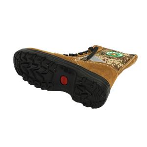 Chaussures de pompier personnalisables directement de l'usine, bottes de sauvetage d'urgence en cuir, combinaison de protection ignifuge pour les forêts, vente en gros - Product Image 3